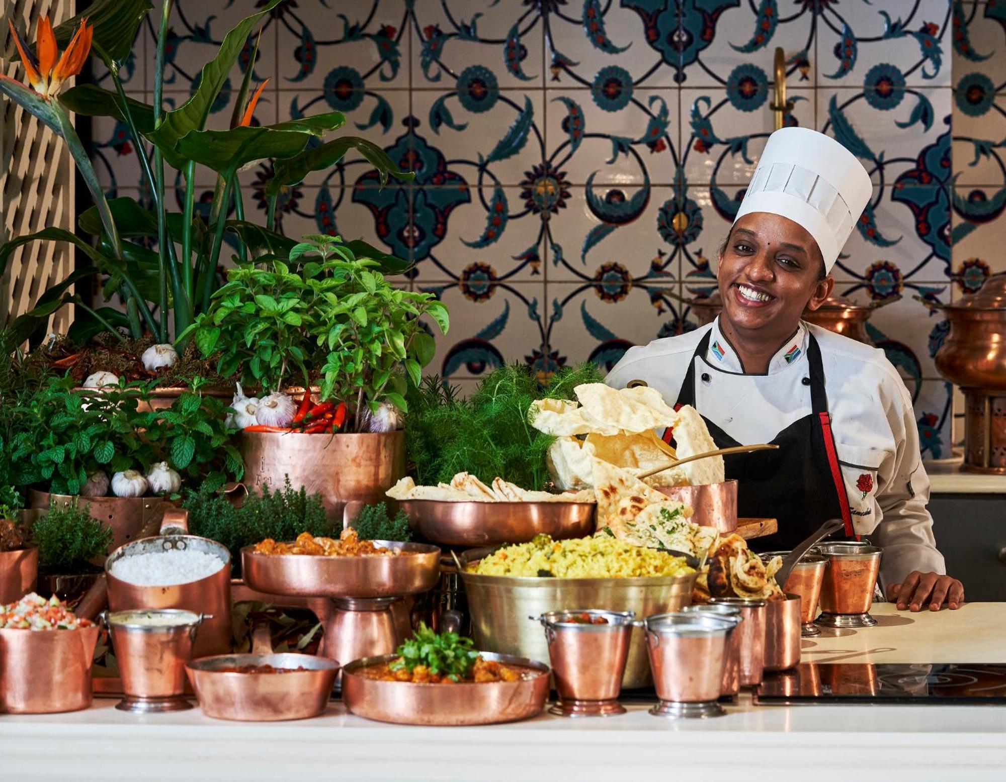 The Oyster Box Hotel Umhlanga Exterior photo Indian cuisine